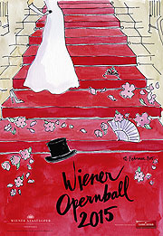 59. Wiener Opernball (Opernballplakat 2015 von Kera Till)